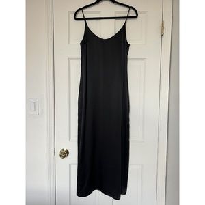 La Perla Black Silk Long Slip Dress XS Retail $320 NEW WITH TAGS